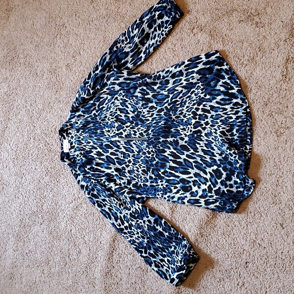 Jaclyn Smith Animal Print Top